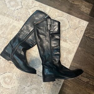 Frye Black Leather Riding Boots size 7.5 Women’s